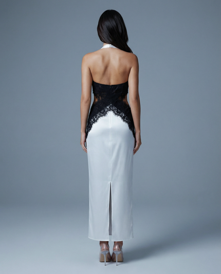 Aveline Backless Lace Gown