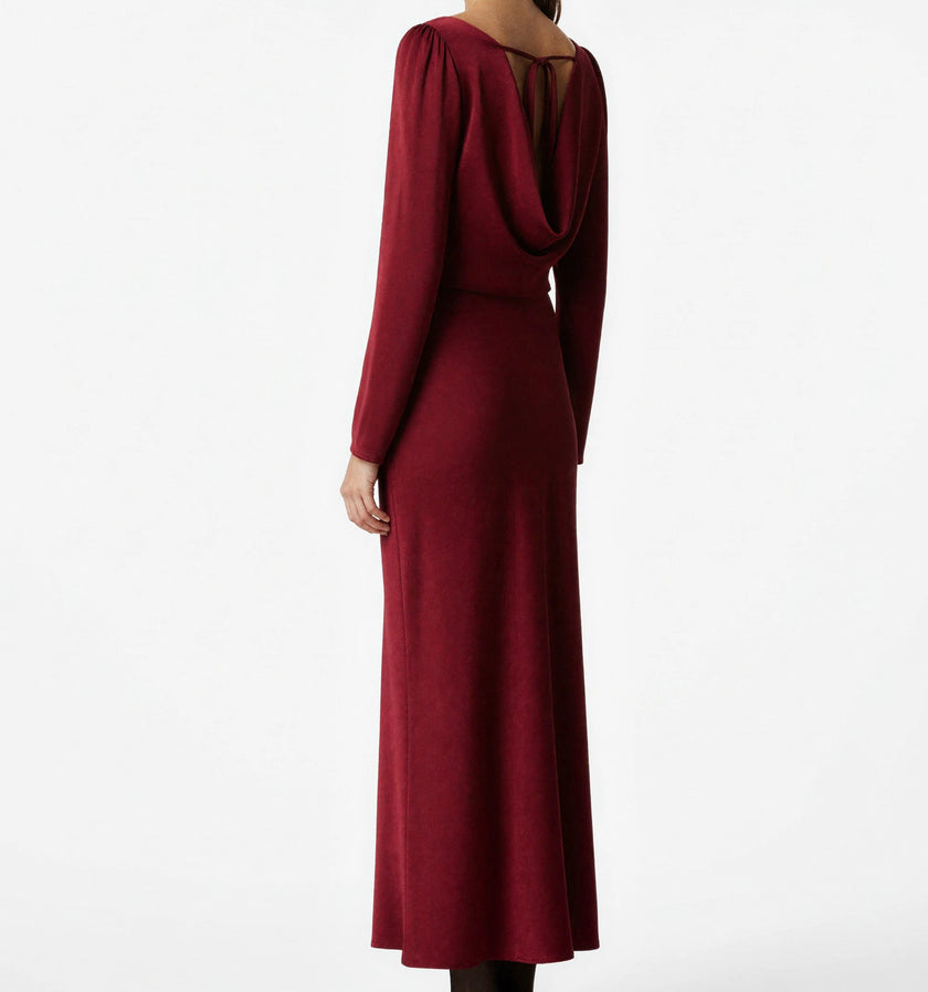 Solenne Open Back Dress