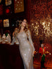 Crystelle Crystal One shoulder Gown NOJESSIA