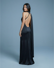 Elyra Asymmetric Drape Gown NOJESSIA