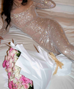 Crystelle Crystal One shoulder Gown NOJESSIA