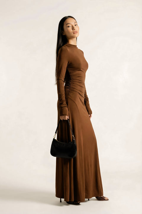 Mocha Form Gown