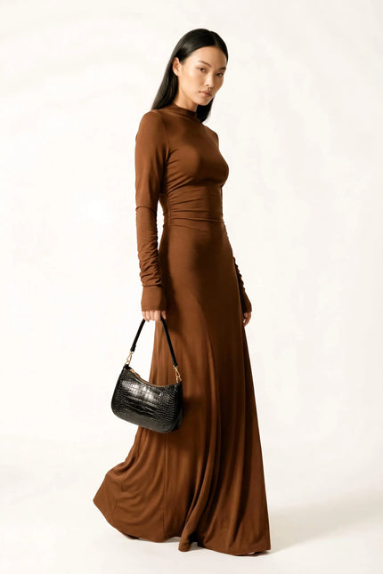 Mocha Form Gown nojessia