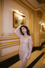 Crystelle Crystal One shoulder Gown NOJESSIA
