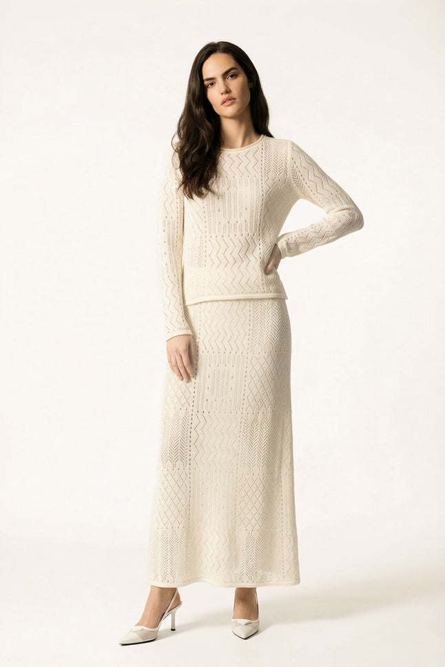 Ivory Solace Knit Set
