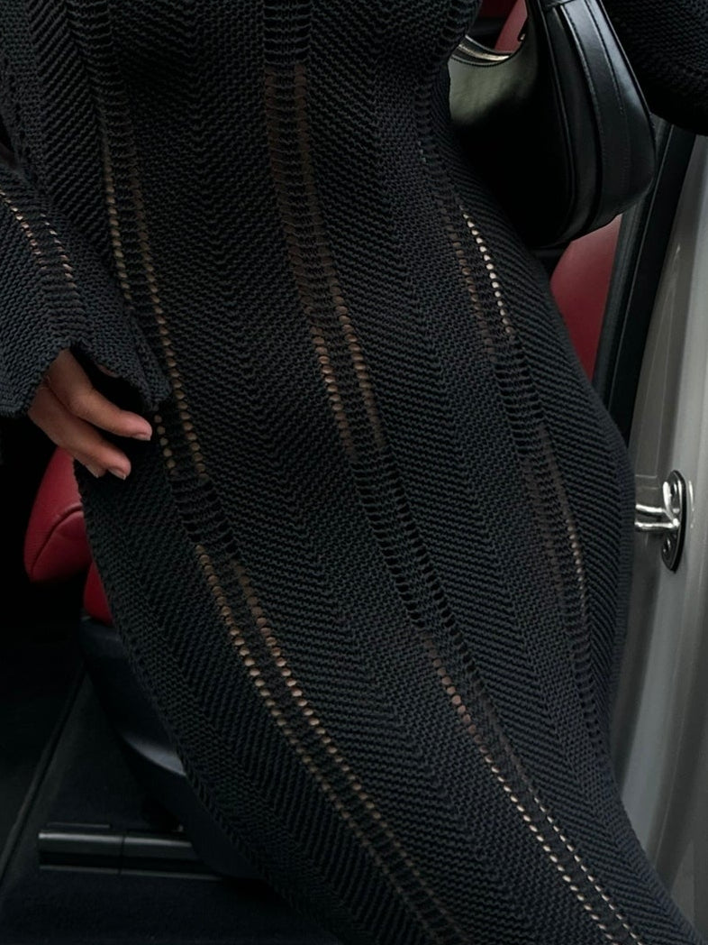 Vespera open Knit maxi NOJESSIA