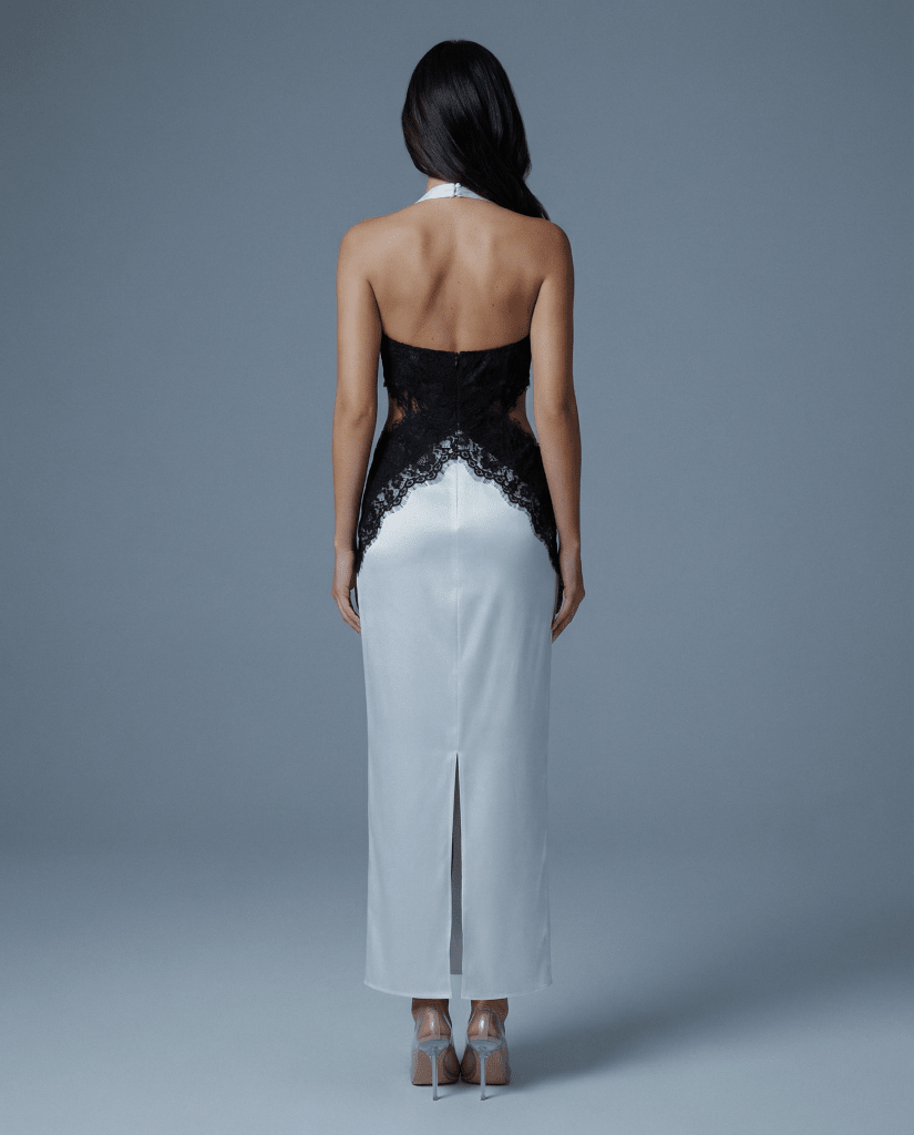 Aveline Backless Lace Gown - S | NOJESSIA