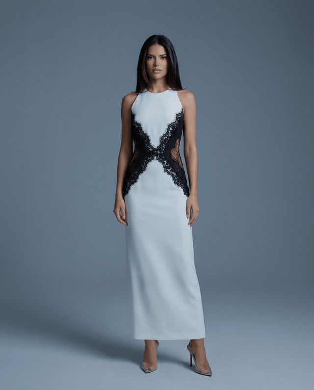 Aveline Backless Lace Gown - S | NOJESSIA