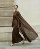 Cocoa Veil Cape Maxi - S | NOJESSIA