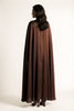 Cocoa Veil Cape Maxi - S | NOJESSIA