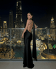 Elyra Asymmetric Drape Gown - XS | NOJESSIA