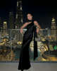 Elyra Asymmetric Drape Gown - XS | NOJESSIA