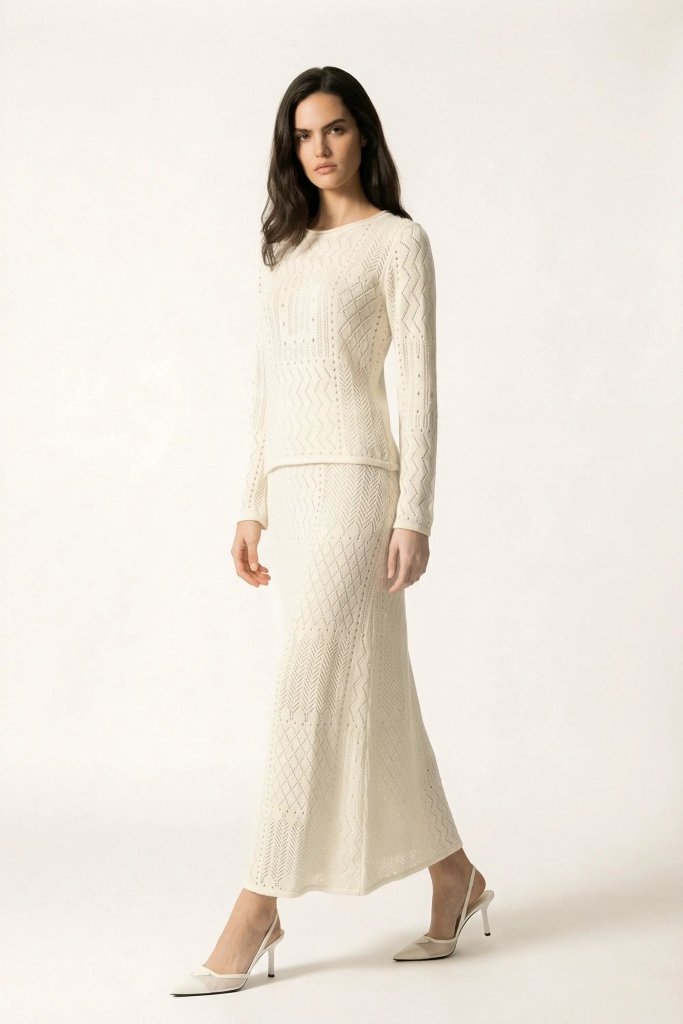Ivory Solace co ord - S | NOJESSIA
