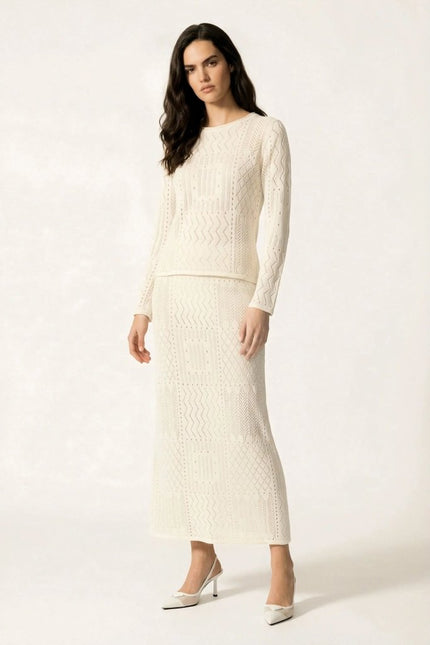 Ivory Solace co ord - S | NOJESSIA
