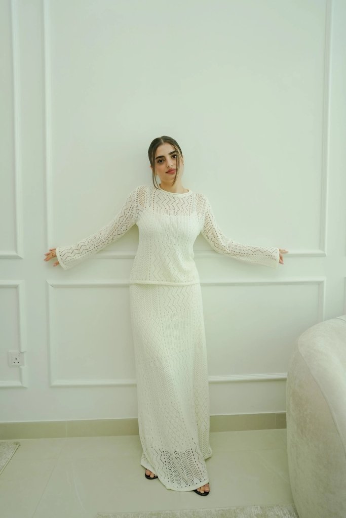 Ivory Solace co ord - S | NOJESSIA