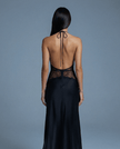 Lunara Satin Lace A-Line Gown - XS | NOJESSIA