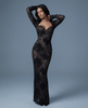 Muse Lace Slim Mermaid Dress - XS | NOJESSIA