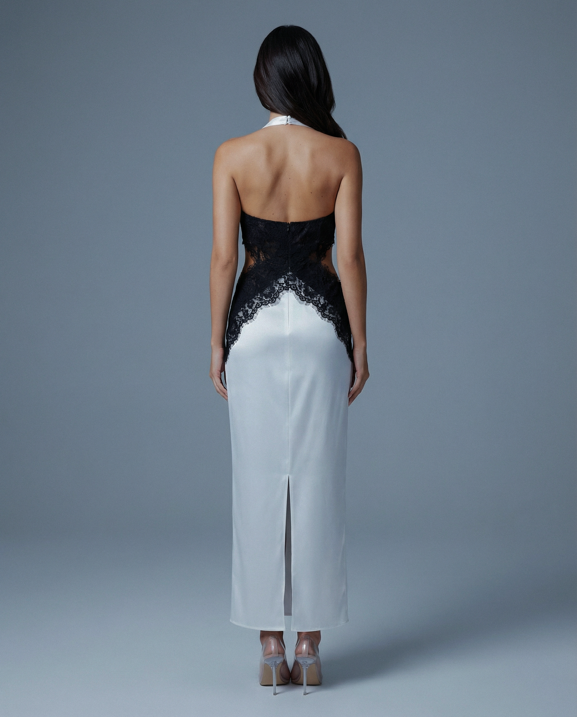 Aveline Backless Lace Gown NOJESSIA