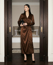 Sculpt Wrap Midi Silhouette nojessia