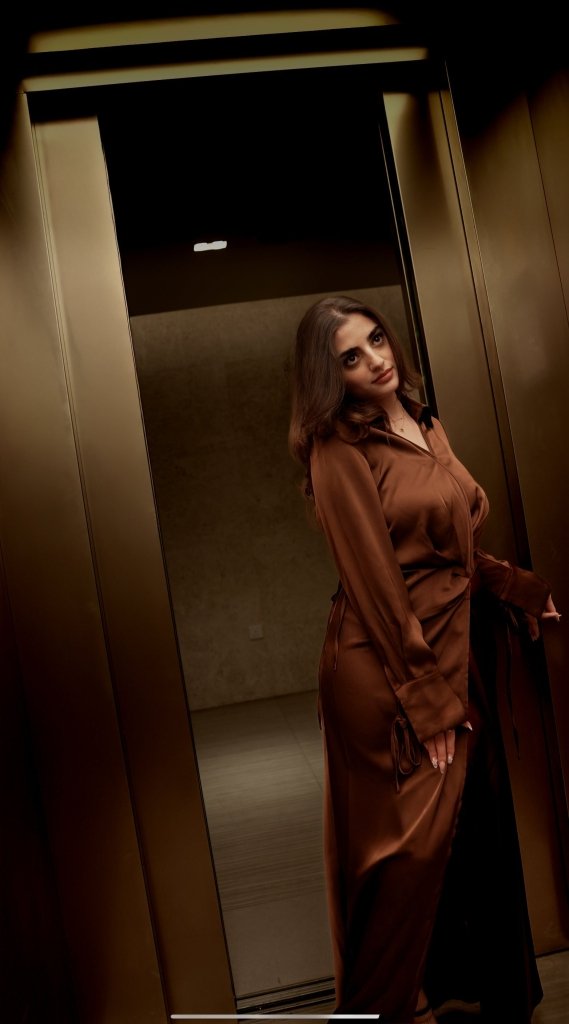 Sculpt Wrap Midi Silhouette - coffee | NOJESSIA