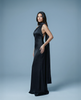 Elyra Asymmetric Drape Gown